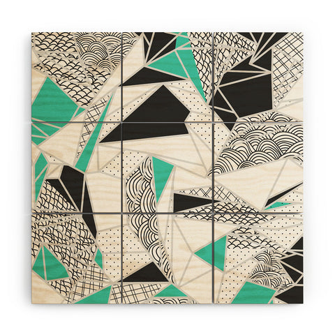 Marta Barragan Camarasa Abstract geometric shapes Wood Wall Mural