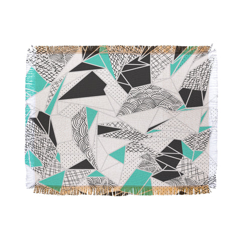 Marta Barragan Camarasa Abstract geometric shapes Throw Blanket