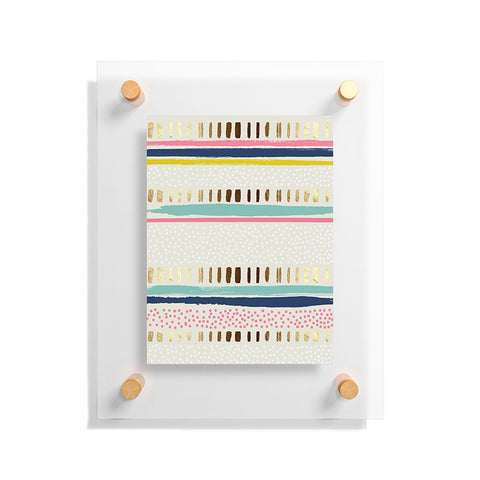 Marta Barragan Camarasa Abstract Geometric Strokes I Floating Acrylic Print