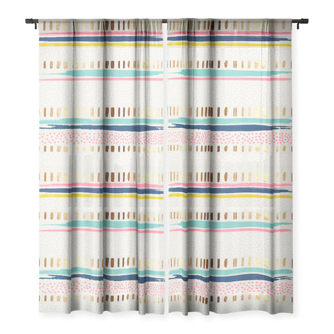 Marta Barragan Camarasa Abstract Geometric Strokes I Sheer Non Repeat