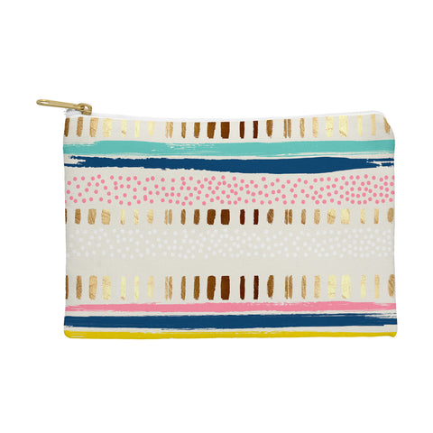 Marta Barragan Camarasa Abstract Geometric Strokes I Pouch