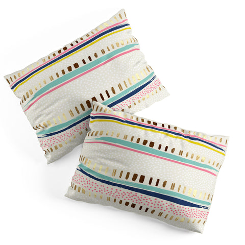 Marta Barragan Camarasa Abstract Geometric Strokes I Pillow Shams
