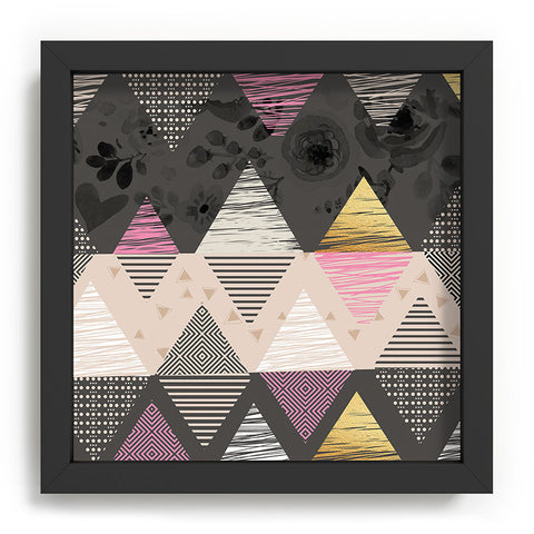 Marta Barragan Camarasa Abstract geometric textures Recessed Framing Square