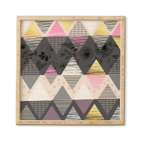 Marta Barragan Camarasa Abstract geometric textures Framed Wall Art