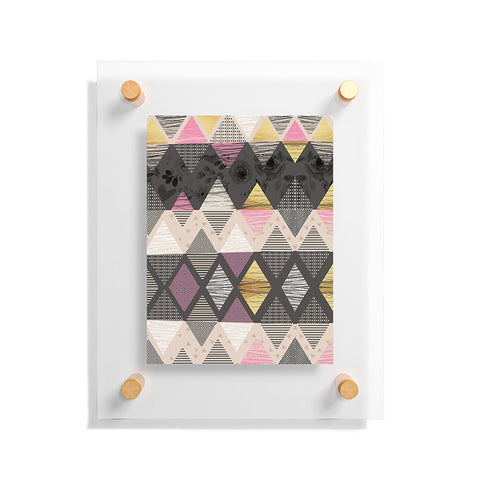 Marta Barragan Camarasa Abstract geometric textures Floating Acrylic Print
