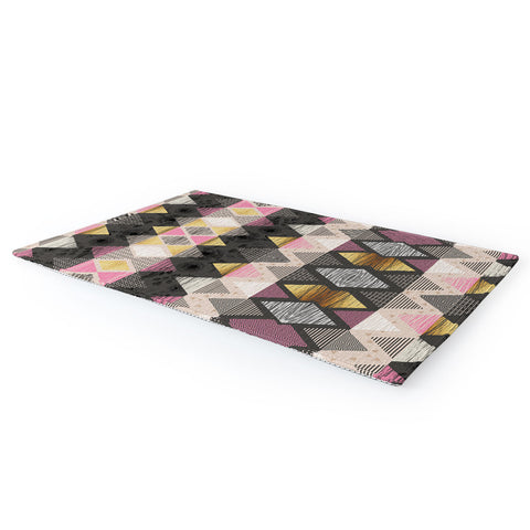 Marta Barragan Camarasa Abstract geometric textures Area Rug