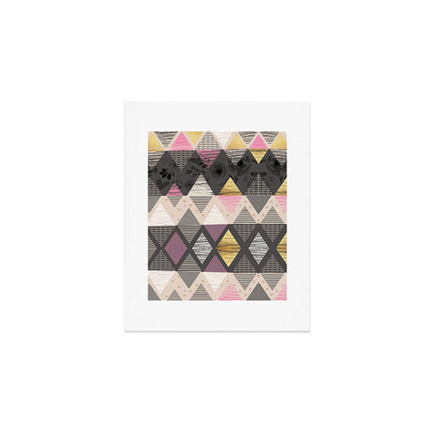 Marta Barragan Camarasa Abstract geometric textures Art Print