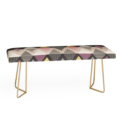Marta Barragan Camarasa Abstract geometric textures Bench
