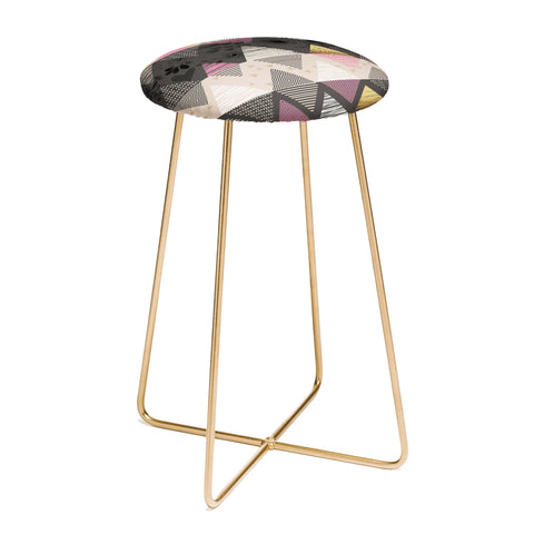 Marta Barragan Camarasa Abstract geometric textures Counter Stool