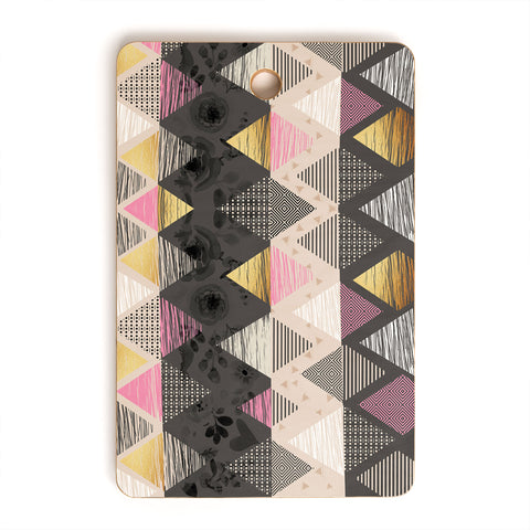 Marta Barragan Camarasa Abstract geometric textures Cutting Board Rectangle