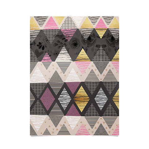 Marta Barragan Camarasa Abstract geometric textures Poster