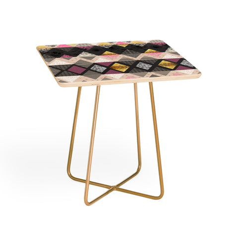 Marta Barragan Camarasa Abstract geometric textures Side Table