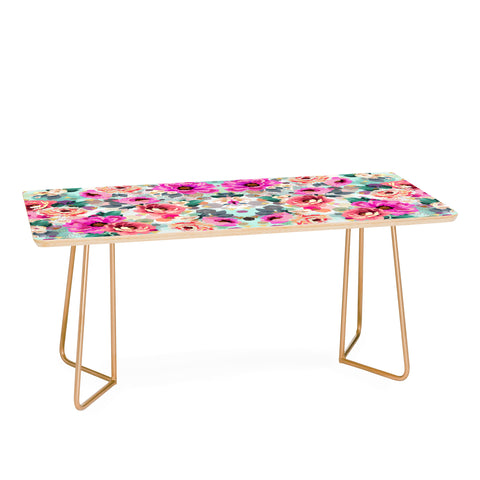 Marta Barragan Camarasa ABSTRACT GEOMETRICAL FLOWERS Coffee Table