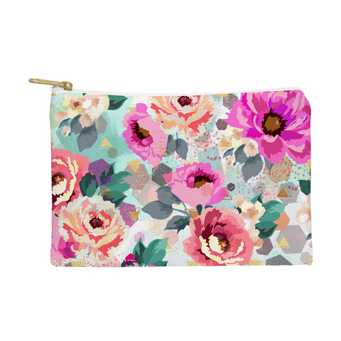 Marta Barragan Camarasa ABSTRACT GEOMETRICAL FLOWERS Pouch