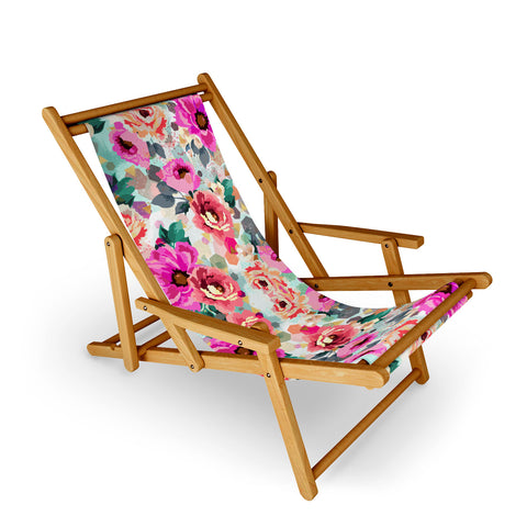 Marta Barragan Camarasa ABSTRACT GEOMETRICAL FLOWERS Sling Chair