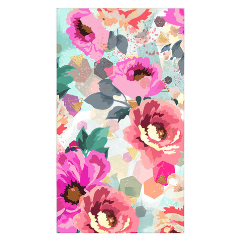 Marta Barragan Camarasa ABSTRACT GEOMETRICAL FLOWERS Tablecloth