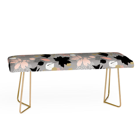Marta Barragan Camarasa Abstract maple leaves autumn Bench