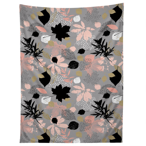 Marta Barragan Camarasa Abstract maple leaves autumn Tapestry