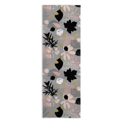 Marta Barragan Camarasa Abstract maple leaves autumn Yoga Towel