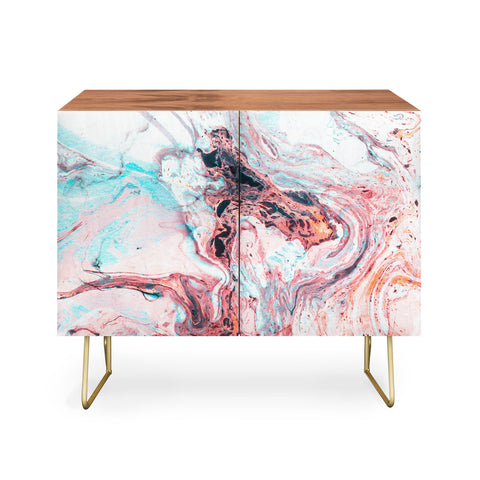 Marta Barragan Camarasa Abstract marbled saturated Credenza