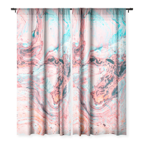 Marta Barragan Camarasa Abstract marbled saturated Sheer Non Repeat