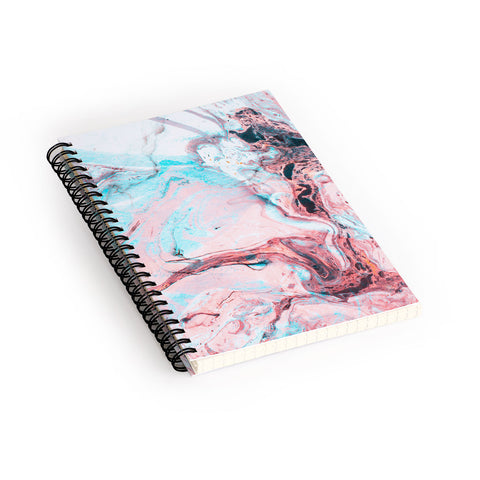 Marta Barragan Camarasa Abstract marbled saturated Spiral Notebook