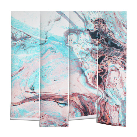 Marta Barragan Camarasa Abstract marbled saturated Wall Mural