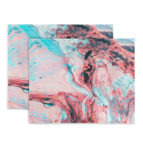 Marta Barragan Camarasa Abstract marbled saturated Placemat
