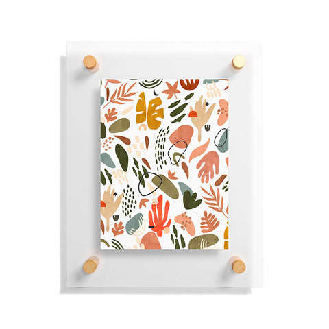 Marta Barragan Camarasa Abstract modern nature shapes Floating Acrylic Print