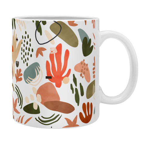 Marta Barragan Camarasa Abstract modern nature shapes Coffee Mug