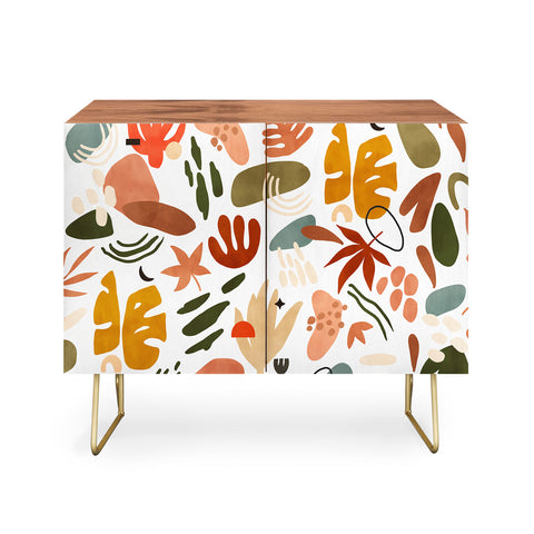Marta Barragan Camarasa Abstract modern nature shapes Credenza