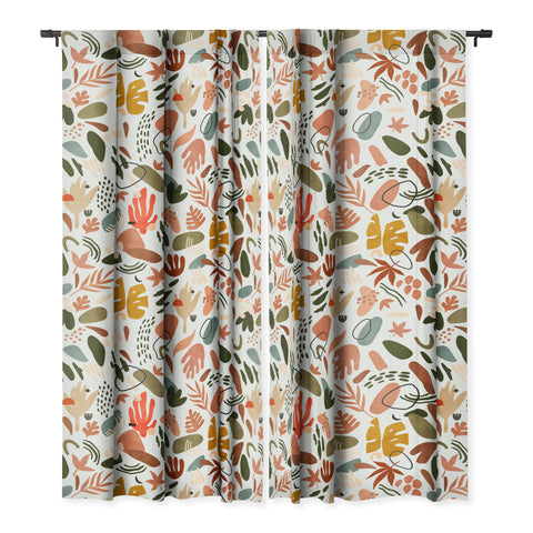 Marta Barragan Camarasa Abstract modern nature shapes Blackout Non Repeat