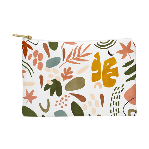 Marta Barragan Camarasa Abstract modern nature shapes Pouch