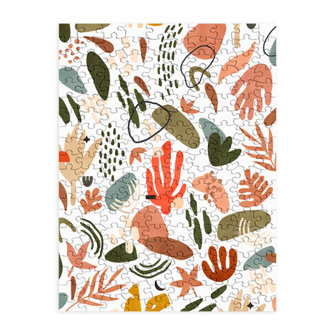 Marta Barragan Camarasa Abstract modern nature shapes Puzzle