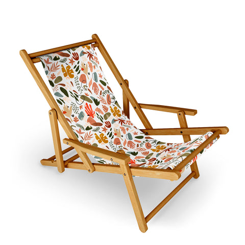 Marta Barragan Camarasa Abstract modern nature shapes Sling Chair