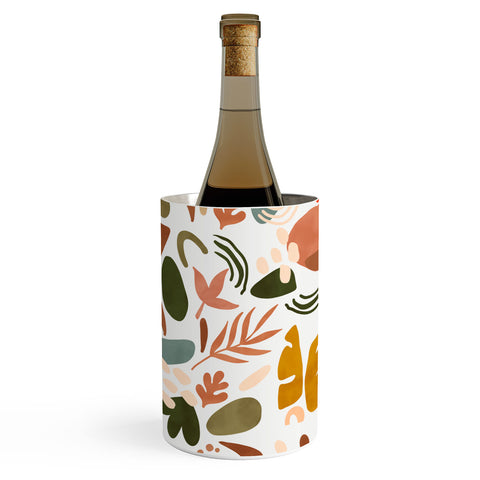 Marta Barragan Camarasa Abstract modern nature shapes Wine Chiller