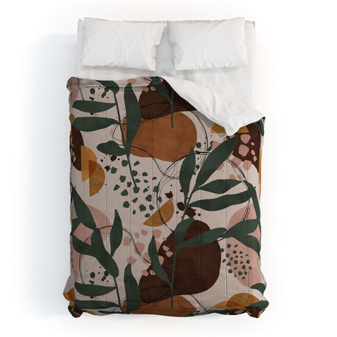 Marta Barragan Camarasa Abstract nature painting 89 Comforter