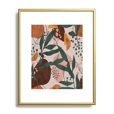 Marta Barragan Camarasa Abstract nature painting 89 Metal Framed Art Print