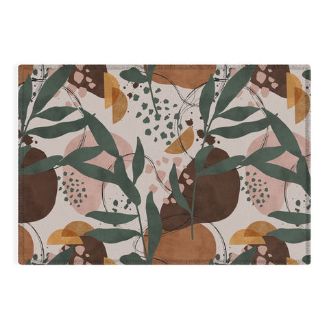 Marta Barragan Camarasa Abstract nature painting 89 Outdoor Rug