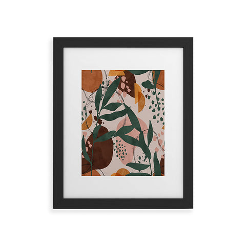 Marta Barragan Camarasa Abstract nature painting 89 Framed Art Print