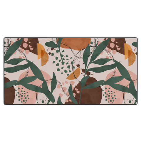 Marta Barragan Camarasa Abstract nature painting 89 Desk Mat