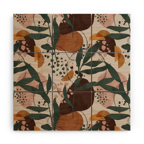 Marta Barragan Camarasa Abstract nature painting 89 Wood Wall Mural