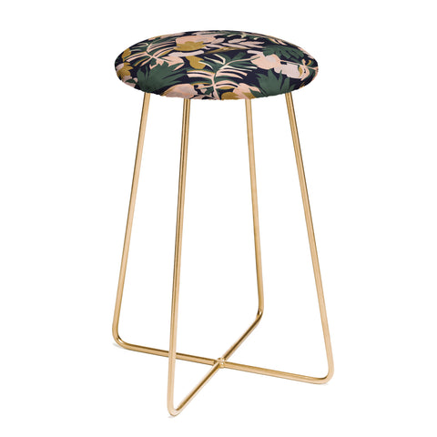 Marta Barragan Camarasa Abstract nature tropical 34 Counter Stool