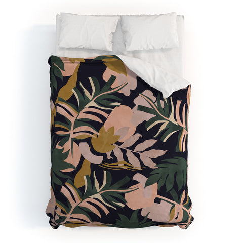 Marta Barragan Camarasa Abstract nature tropical 34 Duvet Cover