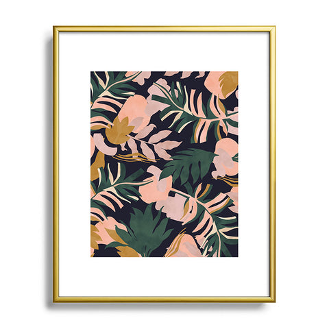 Marta Barragan Camarasa Abstract nature tropical 34 Metal Framed Art Print