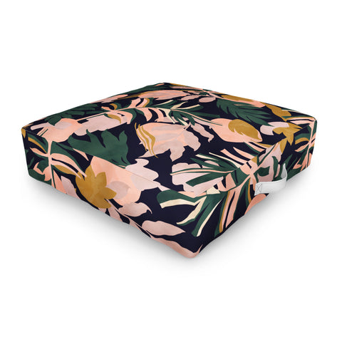 Marta Barragan Camarasa Abstract nature tropical 34 Outdoor Floor Cushion