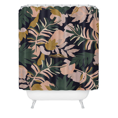 Marta Barragan Camarasa Abstract nature tropical 34 Shower Curtain
