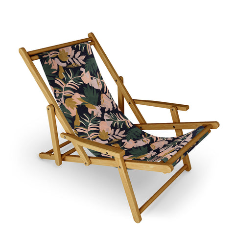 Marta Barragan Camarasa Abstract nature tropical 34 Sling Chair