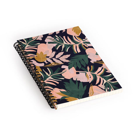 Marta Barragan Camarasa Abstract nature tropical 34 Spiral Notebook
