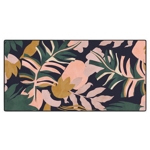 Marta Barragan Camarasa Abstract nature tropical 34 Desk Mat